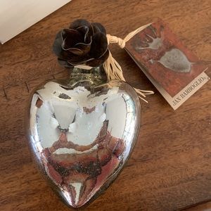 Jan Barboglio Steel Rose Corazon d' Melon, Platinum